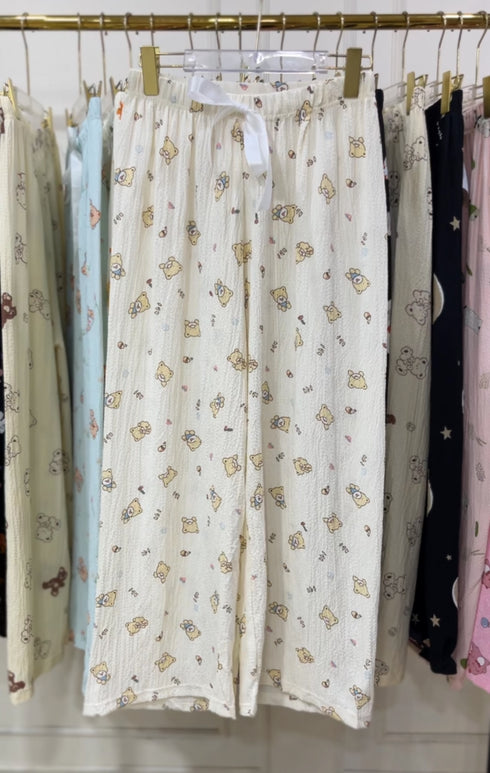 Summer Cute Print Loose Pyjamas